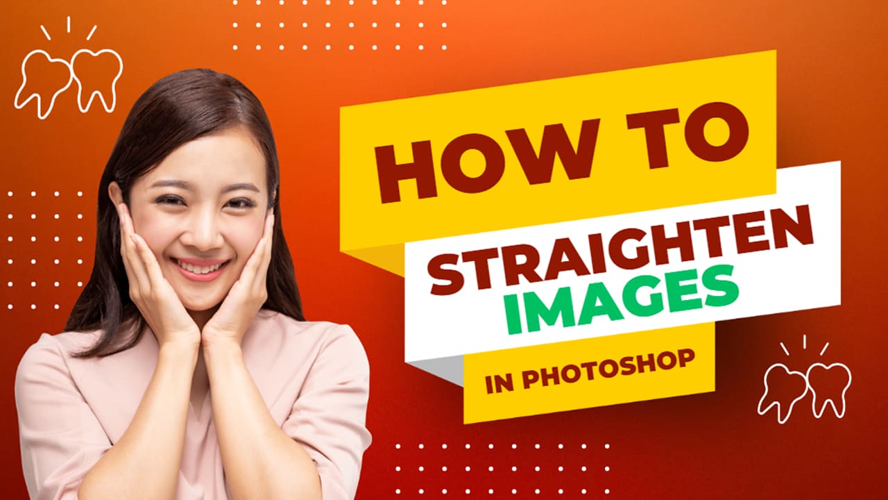 how to straighten images in photoshop