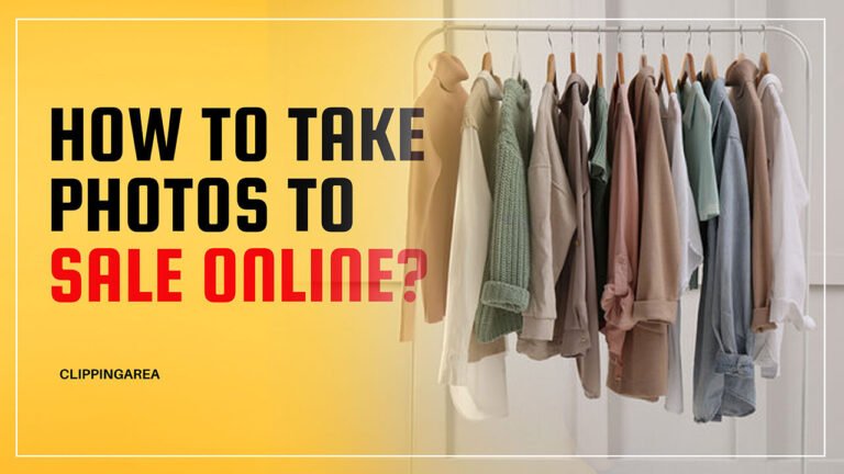 how to take photos of clothes to sell online
