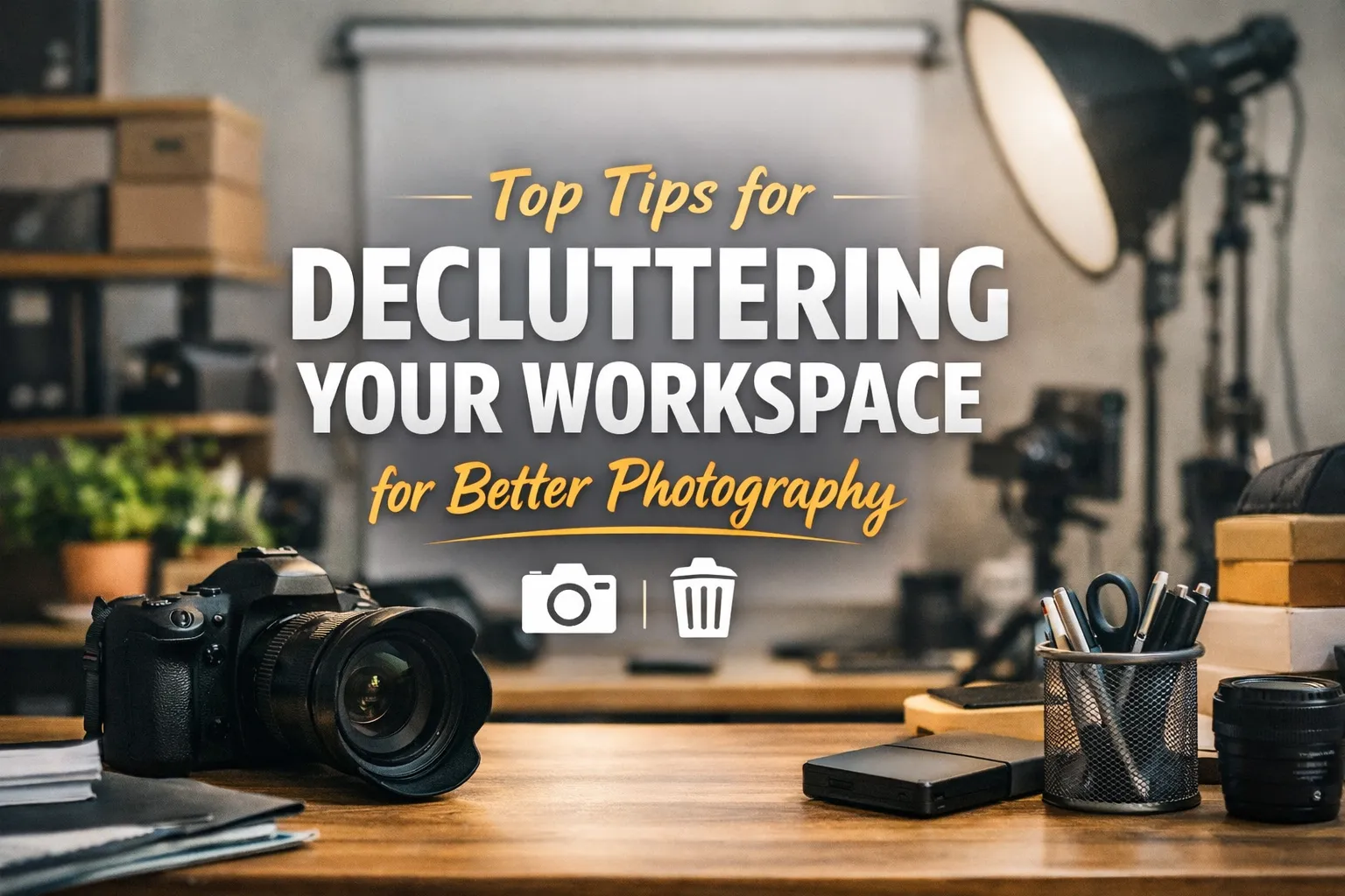 Top Tips for Decluttering Your Workspace for Better Photography