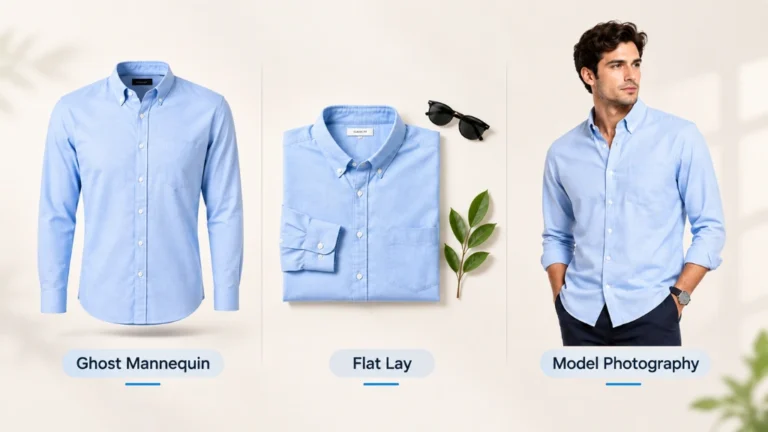 Ghost Mannequin vs Flat Lay vs Model Photography Which Converts Best for Ecommerce