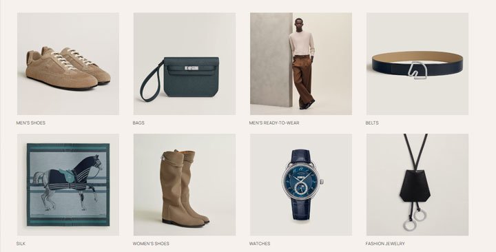 luxury fashion brands for e-commerce product photography