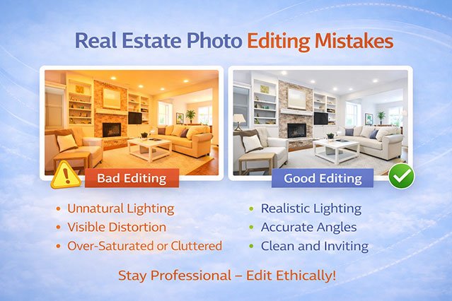 Real Estate Photo Editing Mistakes
