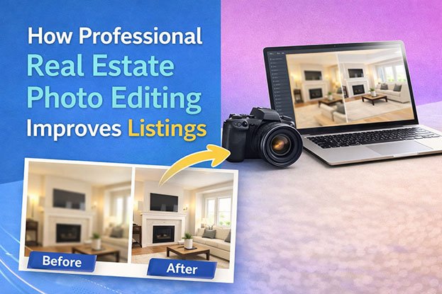 professional real estate photo editing