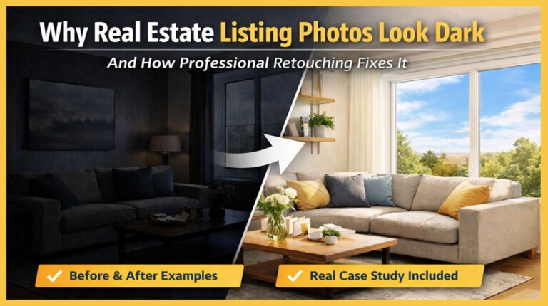 why real estate listing photos look dark