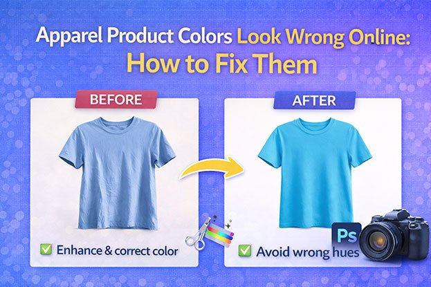 apparel product colors look wrong online