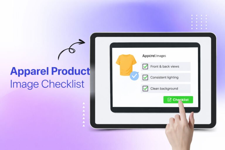 apparel product image checklist