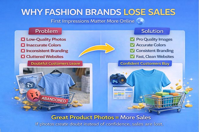 fashion brands lose sales because of bad product images