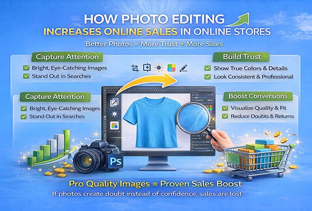 professional apparel photo editing increases online sales