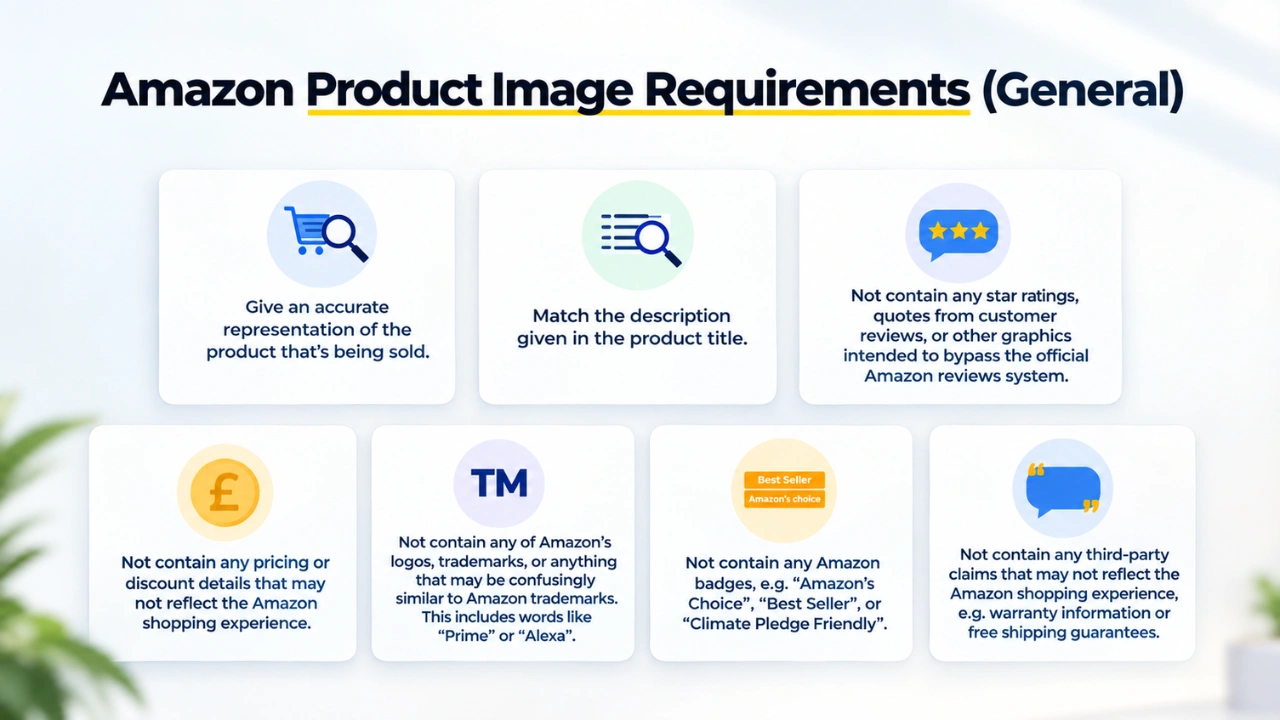 Amazon's General Image Rules (These Apply to Eyewear Too)
