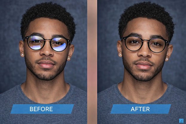 Sunglasses Glare Removal