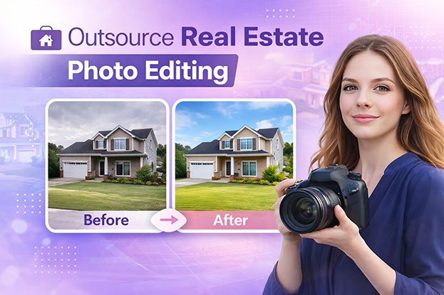 outsource real estate photo editing