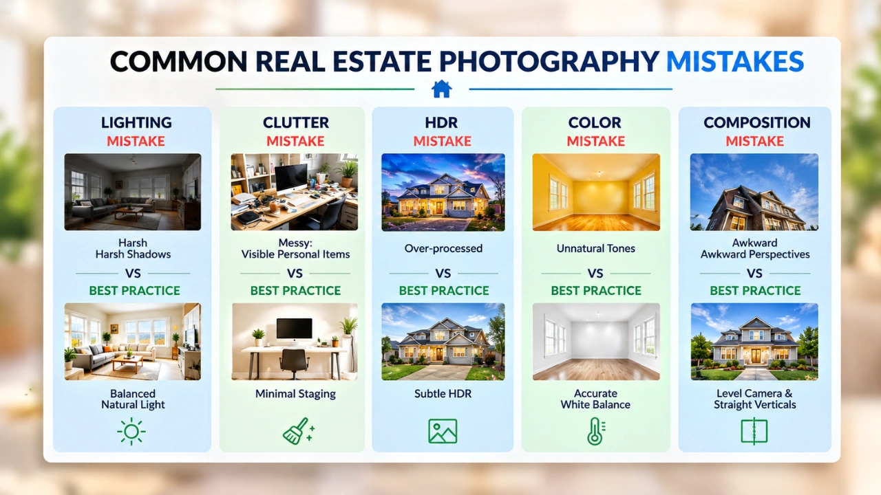 Common Real Estate Photography Mistakes