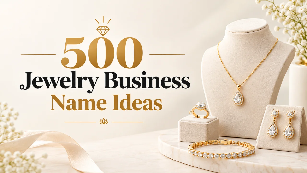 500+ Jewelry Business Name Ideas
