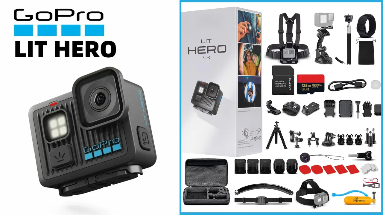 GoPro Lit Hero best for night and indoor clips