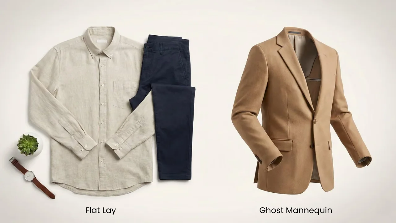 What Are Flat Lay and Ghost Mannequin