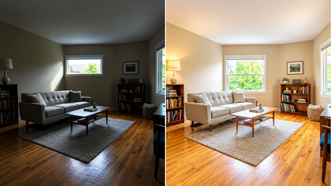 Why Real Estate Photos Look Dark